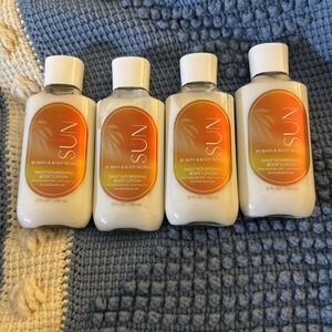 4 BATH & BODY WORKS IN THE SUN BODY LOTION - Retired